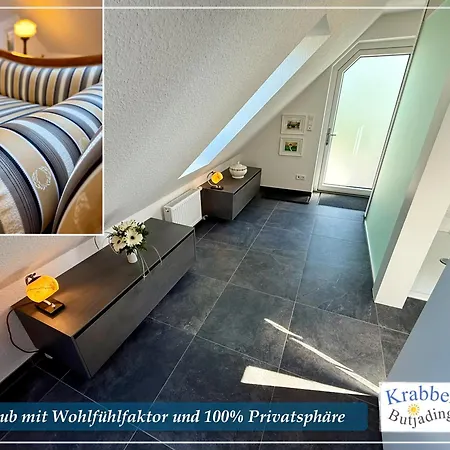 Krabbenkoje - Nordseeurlaub In Hochwertiger Mit Grossem Balkon Im Idyllischen Apartamento