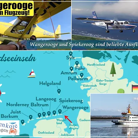 Krabbenkoje - Nordseeurlaub In Hochwertiger Mit Grossem Balkon Im Idyllischen Apartamento