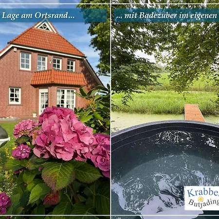 Krabbenkoje - Nordseeurlaub In Hochwertiger Mit Grossem Balkon Im Idyllischen Butjadingen