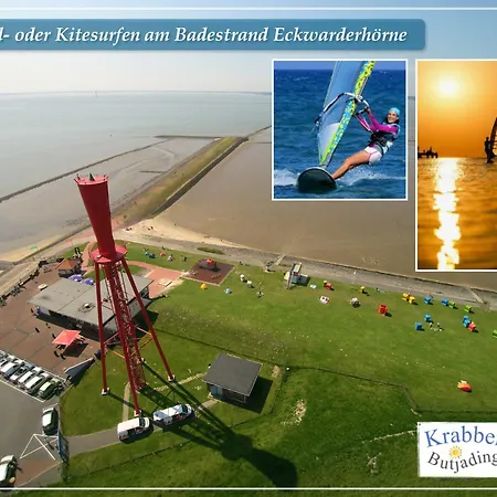 Krabbenkoje - Nordseeurlaub In Hochwertiger Mit Grossem Balkon Im Idyllischen Butjadingen