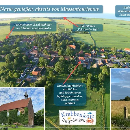 Krabbenkoje - Nordseeurlaub In Hochwertiger Mit Grossem Balkon Im Idyllischen Apartamento