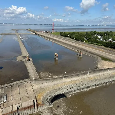 Neues Feriendomizil Krabbenkoje - Nordseeurlaub Mit Grossem Balkon Im Idyllischen * Butjadingen