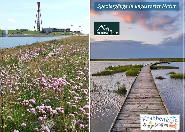 Krabbenkoje - Nordseeurlaub In Hochwertiger Mit Grossem Balkon Im Idyllischen Διαμέρισμα Butjadingen